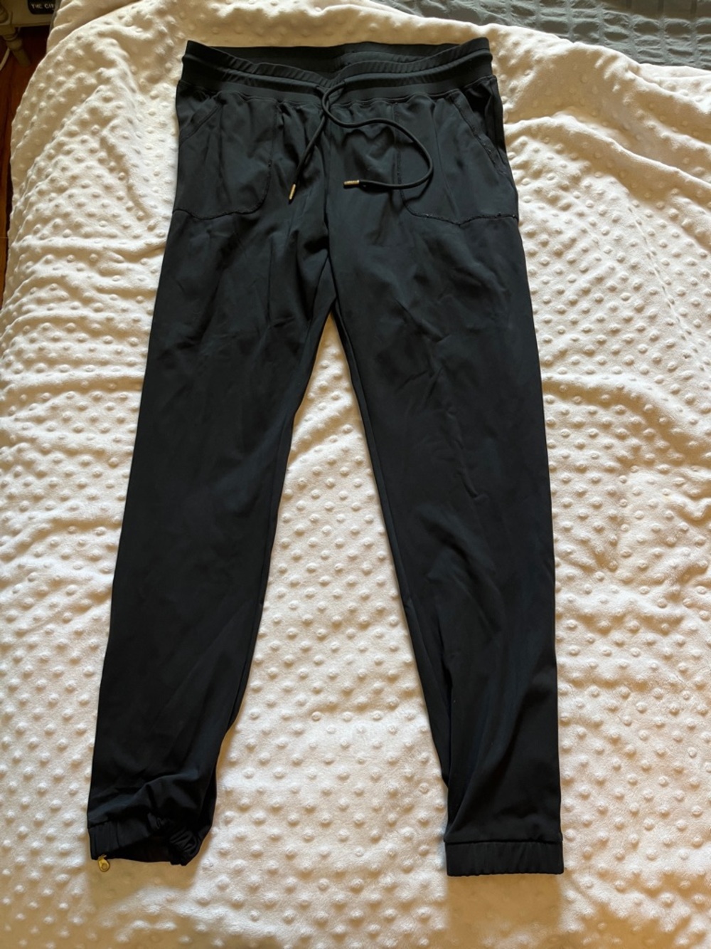 ZYIA Black Women's Jogger Pants with Drawstring